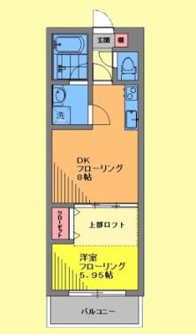 M´TOGOSHI(1LDK/3階)の間取り写真