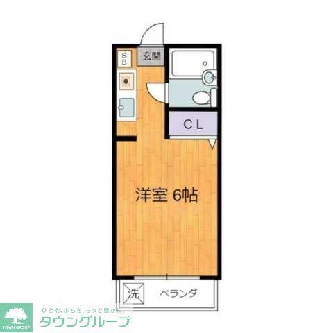 第13安藤マンション(1K/4階)の間取り写真