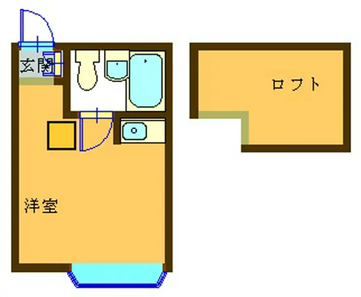 リバティ桜上水 2階階 間取り