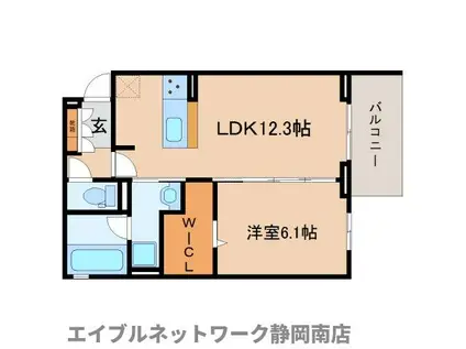 LUMIERE(1LDK/3階)の間取り写真