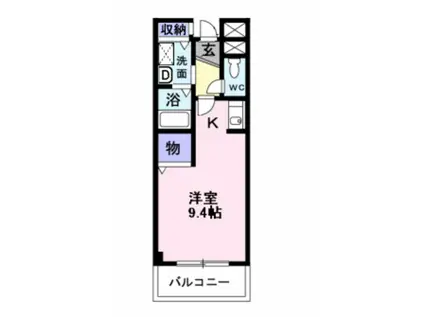 セリオ蔵前(ワンルーム/2階)の間取り写真