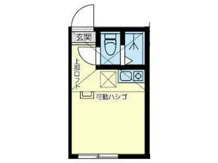 ユナイト星川ポーリング(ワンルーム/2階)の間取り写真