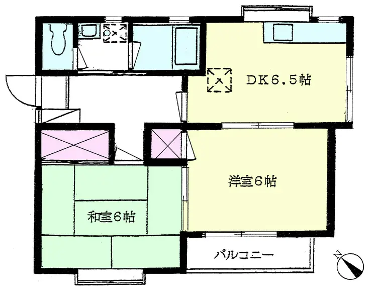 シャンツェ大倉山 1階階 間取り