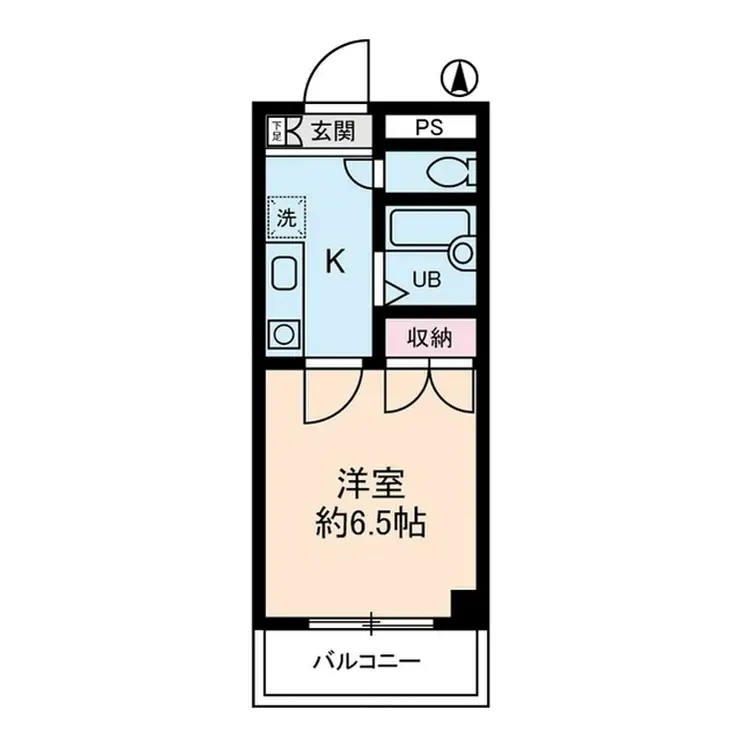 グローイングシティー大和田 4階階 間取り