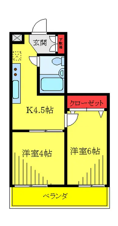 WISEHOUSE 4階階 間取り
