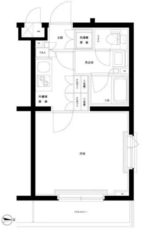 ルーブル東蒲田八番館 2階階 間取り