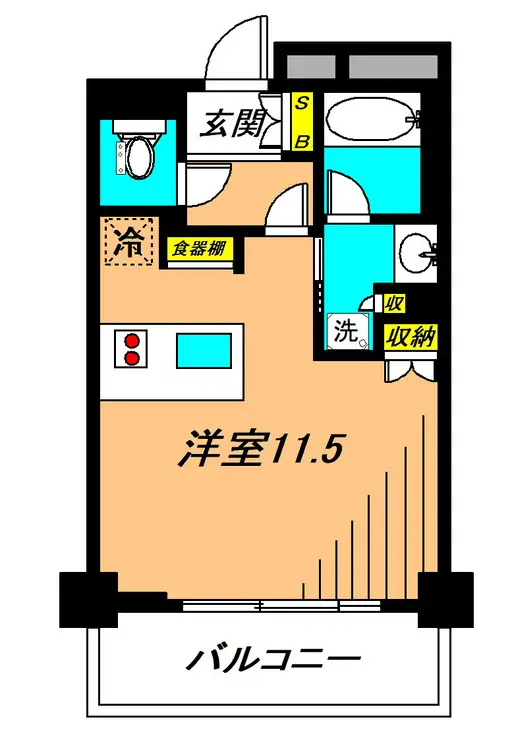 グローリオ東新宿 12階階 間取り