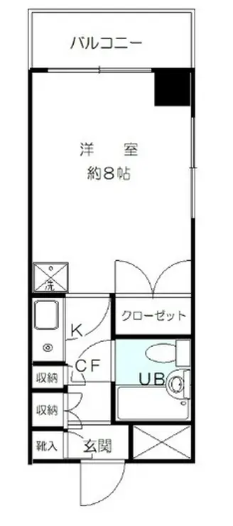 エンゼルイン大森 8階階 間取り