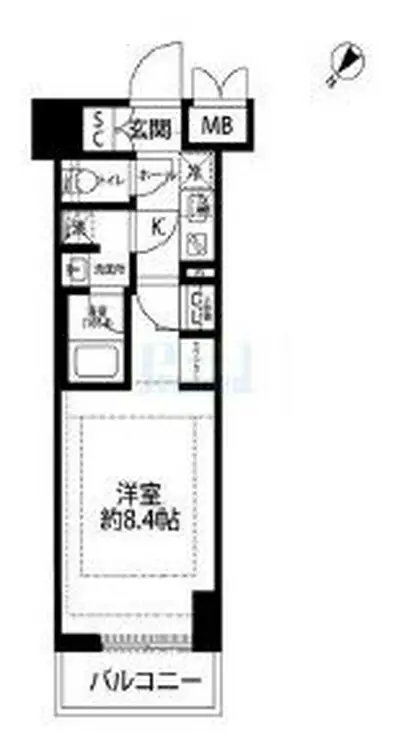 プレール・ドゥーク大塚 2階階 間取り