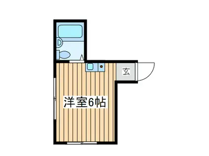 クレセントティーエム(ワンルーム/2階)の間取り写真