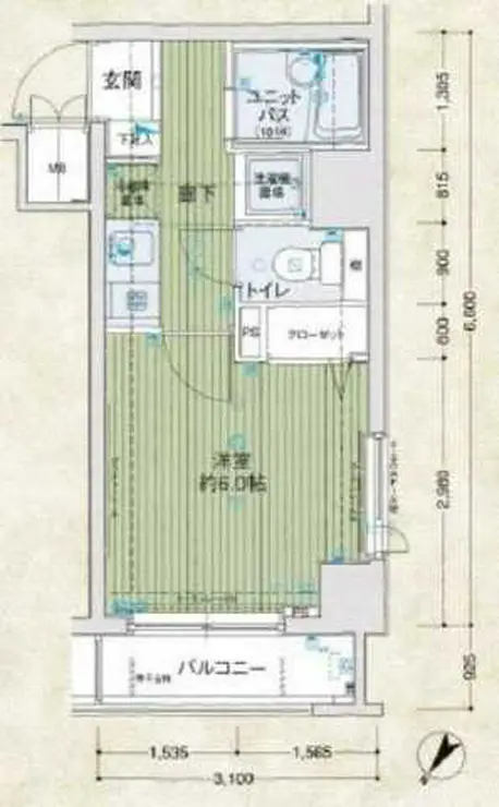メインステージ護国寺II 9階階 間取り