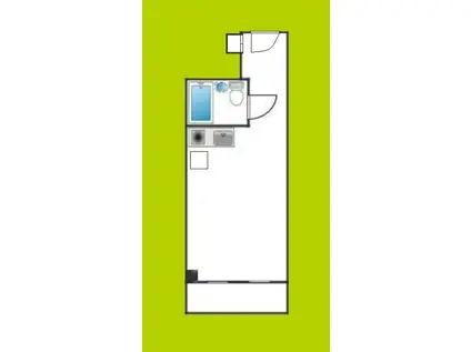 カイザ71(ワンルーム/5階)の間取り写真