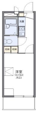 レオパレス小茂根(1K/2階)の間取り写真