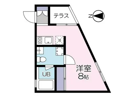 HIGASHI・NIPPORI・PRESS(ワンルーム/2階)の間取り写真