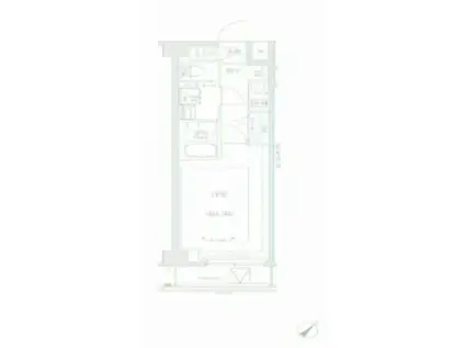 リルシア グランデ 川崎大師公園(1K/6階)の間取り写真