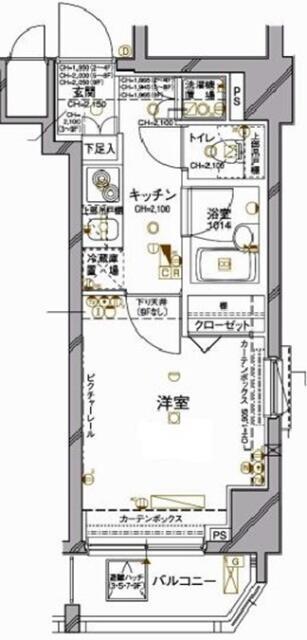 セジョリ御茶ノ水(1K/3階)の間取り写真
