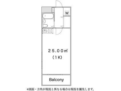 アネックス蕨(ワンルーム/4階)の間取り写真
