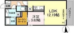 COTO.GRANSER(1LDK/3階)の間取り写真