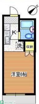 メゾネットラフィーネ(1K/1階)の間取り写真