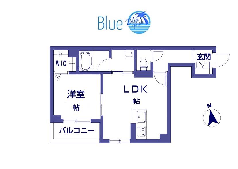 リバーコネクト(1LDK/2階)の間取り写真