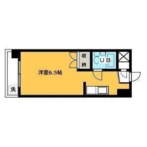 プレアール山王211(ワンルーム/2階)の間取り写真