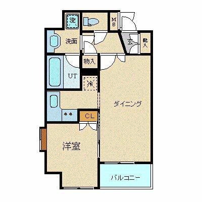 パレステュディオ渋谷ステーションフロント(1DK/5階)の間取り写真