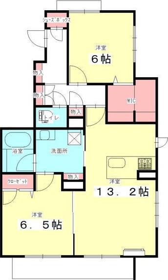 カーサ タイジュ(2LDK/3階)の間取り写真