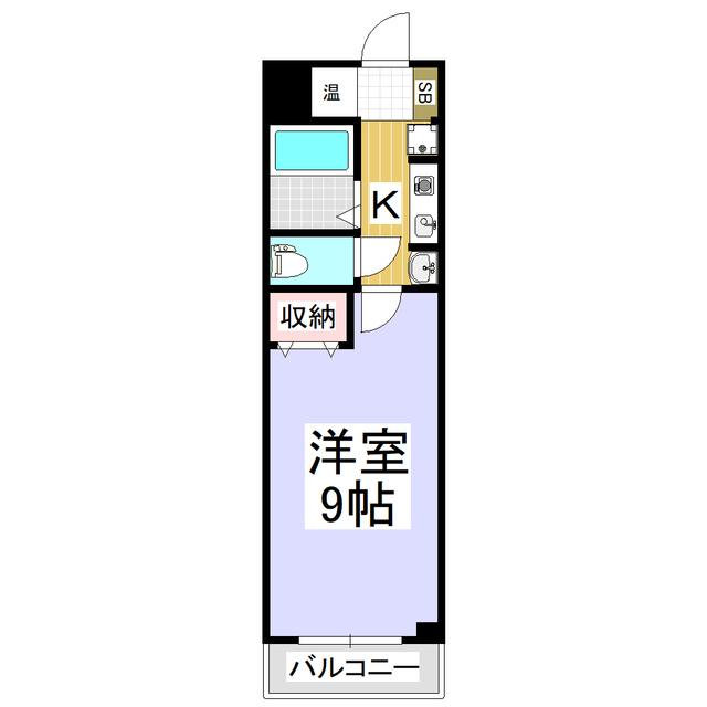 サンケープ吉田(1K/3階)の間取り写真