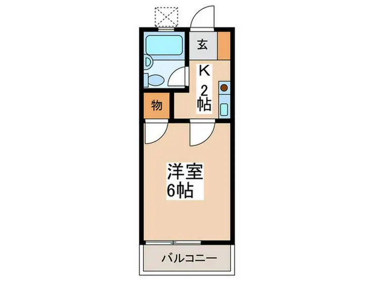 富士ハイツ91 2階階 間取り