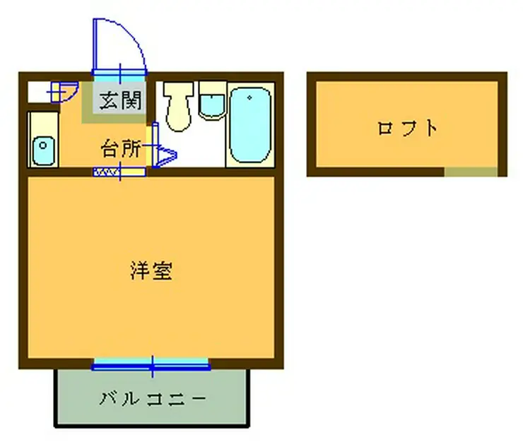 ジュネパレス和美 2階階 間取り