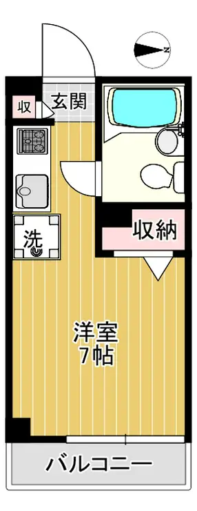 メゾン中央 3階階 間取り