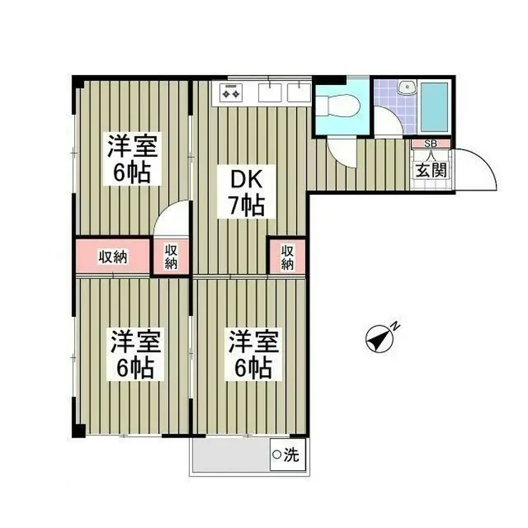 青木ビル 4階階 間取り