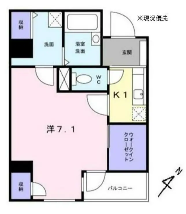 アルカンシェル新横浜 6階階 間取り