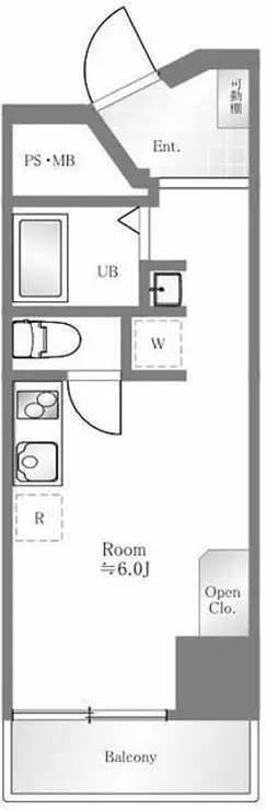 朝日巣鴨マンション 5階階 間取り