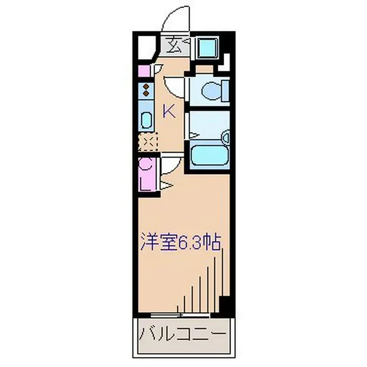 フェニックス新横濱エオール 5階階 間取り