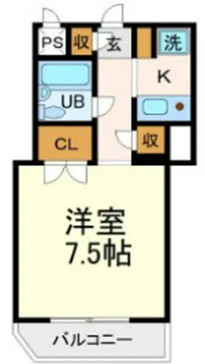 ベルハイム立川 2階階 間取り