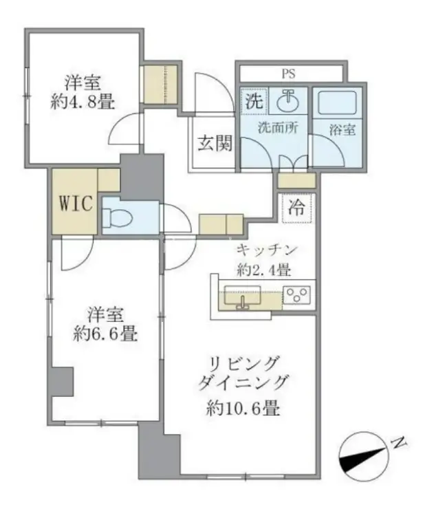 KDXレジデンス秋葉原 1階階 間取り