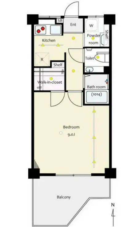 ローヤルマンション志木 4階階 間取り