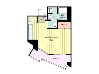 チサンマンション(ワンルーム/5階)の間取り写真