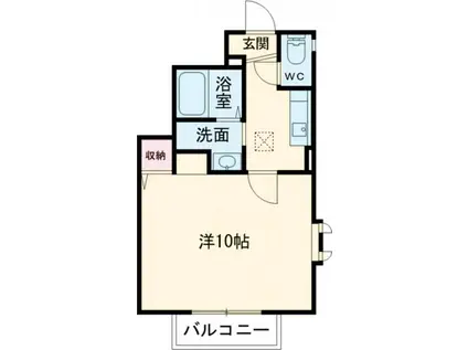 SUGIMOTOYA A(1K/1階)の間取り写真