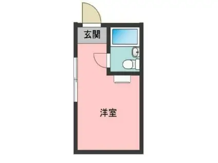 フォレスト台東(ワンルーム/5階)の間取り写真