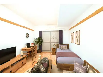 パルティール甲東園(1K/3階)の居間写真