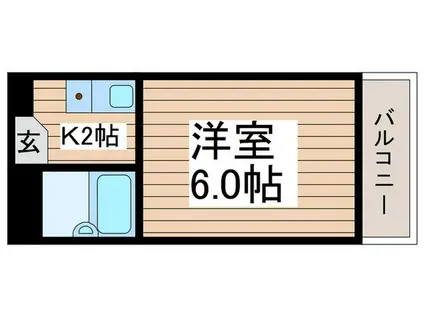 HOUSING-MUSASHINO(1K/1階)の間取り写真