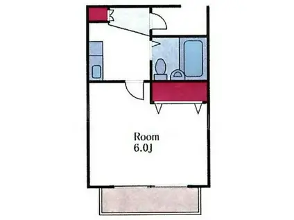 グレース小椋(1K/1階)の間取り写真