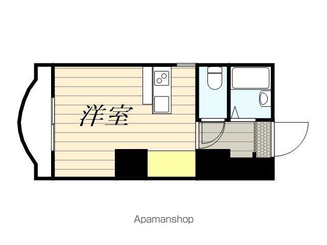 コーポレジェンド(ワンルーム/5階)の間取り写真