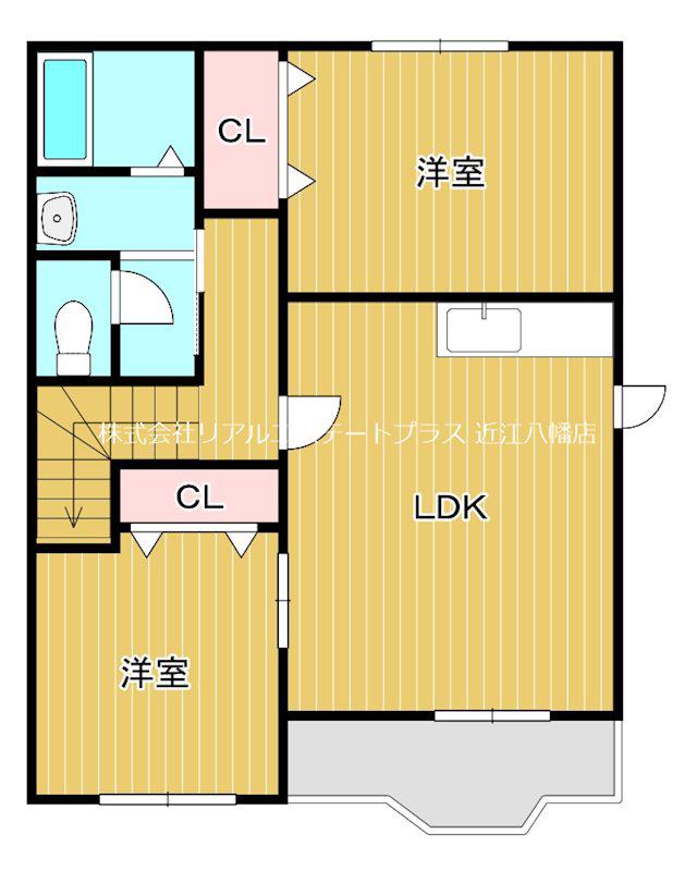 プロスパビレッジ(2LDK/2階)の間取り写真