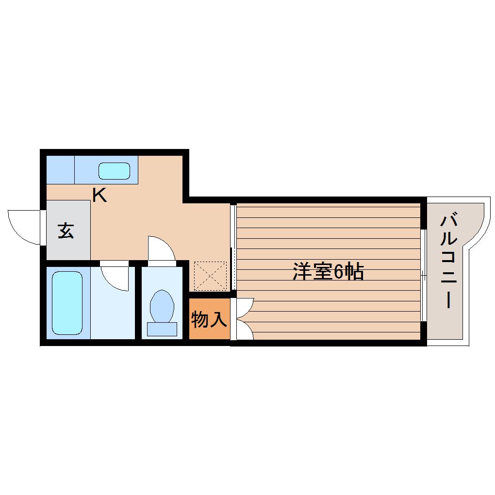 ベアーズマンション(1K/3階)の間取り写真