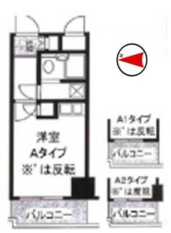 エミネンス東村山(ワンルーム/3階)の間取り写真