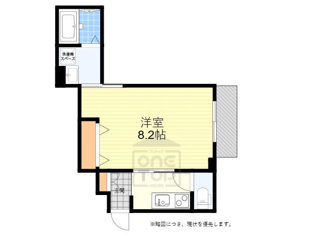 ヘーベルメゾン井口堂(1K/3階)の間取り写真