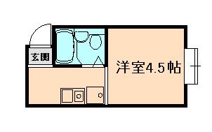 シティプラザ梅香(ワンルーム/3階)の間取り写真